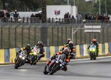 Mateusz Molik auf der Yamaha von Motobox