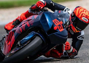 Marc Márquez am vergangenen Donnerstag auf seiner CBR 600-RR