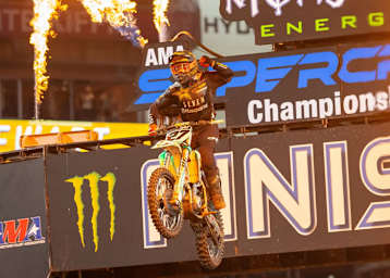 Malcolm Stewart feiert seinen ersten Sieg in der 450er Klasse