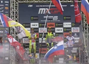 Tim Gajser gewann in Frauenfeld vor Jeffrey Herlings und Jorge Prado