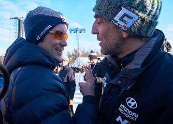 Thierry Neuville und Cyril Abiteboul