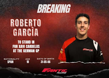 Mit Roberto Garcia gibt ein 18-jähriger Fantic-Junior sein Debüt in der Moto2-WM