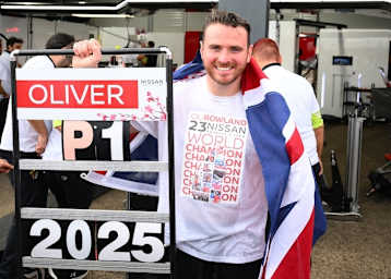 Oliver Rowland durfte in Berlin den WM-Titelgewinn in der Formel E feiern