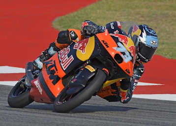 Etabliert sich an der Spitze: Tech3-Rookie Valentin Perrone