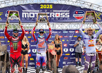 Das 450er Podium in Thunder Valley
