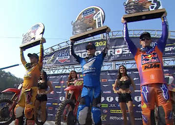 Jett Lawrence gewann vor Hunter Lawrence und Chase Sexton