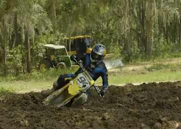 Ken Roczen bereitet sich auf seinen 250er Einsatz vor