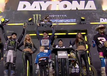 Ken Roczen siegt in Daytona vor Cooper Webb und Aaron Plessinger