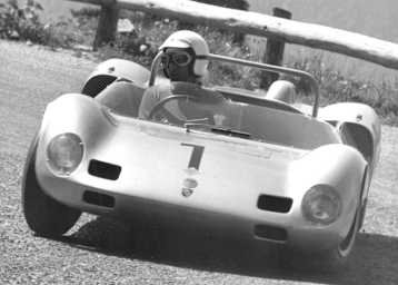 Edgar Barth beim Rossfeld-Bergrennen im Jahr 1964