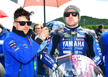 Weltmeister Kevin Rousseau (li.) mit Lucas Mahias