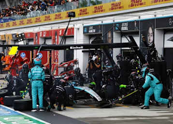 Die Mercedes-Boxencrew bekommt gute Noten von Jolyon Palmer