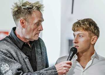 Fabio Sarasino im Gespräch mit Eddie Mielke