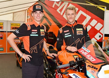 Phillip Tonn und sein Ersatz Jakob Rosenthaler (v.l.)