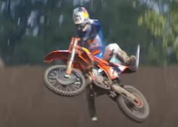 Chase Sexton stürzte im zweiten Lauf und fiel aus