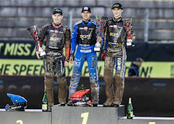 Die Top-3 in Malilla (v.l.): William Drejer, Wiktor Przyjemski und Kevin Malkiewicz