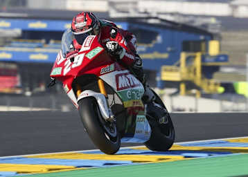 Nicholas Spinelli setzte sich im MotoE-Lauf in Le Mans durch