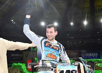 Dennis Ullrich genoss seine SX-Auftritte vor den Fans