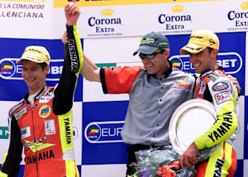 Jörg Teuchert (li.) im WM-Jahr 2000 – rechts im Bild Teamkollege Christian Kellner