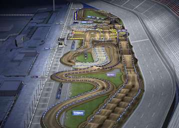 Im Infield des Texas Motor Speedways findet das zweite SMX Playoff der Saison 2024 statt