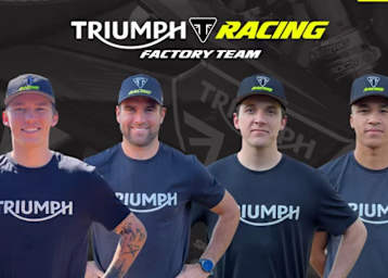 Das Triumph-Werksteam für 2025