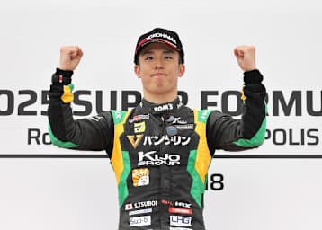 Sho Tsuboi, der das Super-Formula-Rennen auf dem Autopolis-Rundkurs gewonnen hat, wird erstmals im Formel-1-Renner ausrücken