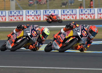 Die dominierenden Piloten Hakim Danish (13) und Brian Uriarte (51)