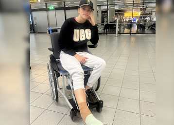 Lotte Van Drunen musste die Heimreise aus den USA antreten