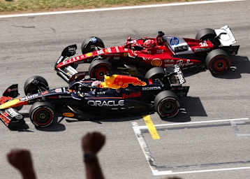 Max Verstappen hatte auf den harten Reifen keine Chance gegen die Konkurrenz