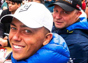 Martins-Tag am Freitag bei der Rallye-Saudi-Arabien: Martins Sesks führt mit seinem Beifahrer Renars Francis