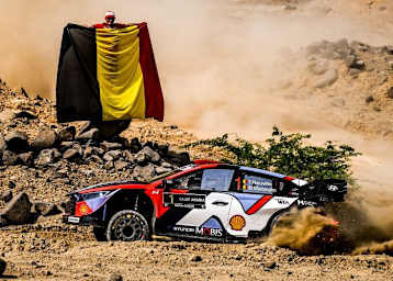 Thierry Neuville und Martijn Wydaeghe gewannen als jetzt ehemalige Weltmeister die Rallye Saudi-Arabien