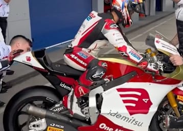 Taiyo Furusato bei seiner Moto2-Premiere