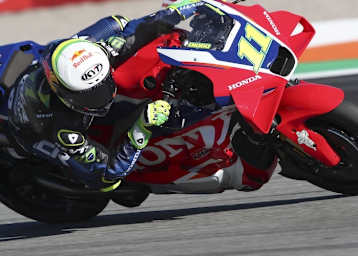 Diogo Moreira bei seinem MotoGP-Debüt in Valencia