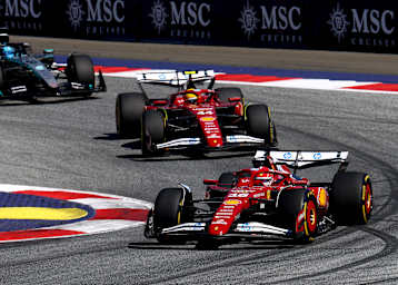 Ferrari: Lewis Hamilton fuhr Charles Leclerc in der Regel hinterher