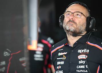 Aprilia-Technik-Chef Fabiano Sterlacchini