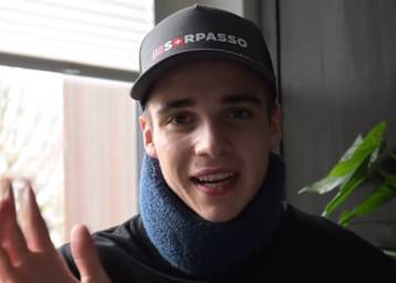 Noah Dettwiler meldete sich per Videobotschaft zu Wort