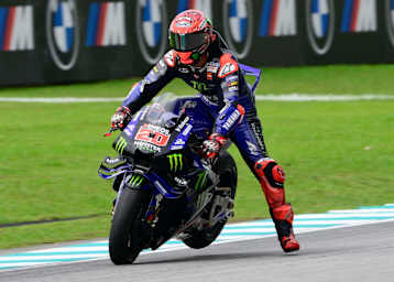 Vollbremsung: Yamaha-Ass Fabio Quartararo verzögert am Limit