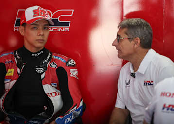 Takaaki Nakagami wird erstmalig die 850-ccm-Honda testen