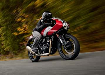 Den Österreichern vorbehalten: die Triumph Thruxton 400 