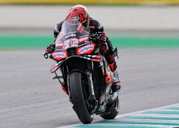 Feste Bank, aber Alleinkämpfer: Aprilia-Testfahrer Lorenzo Savadori