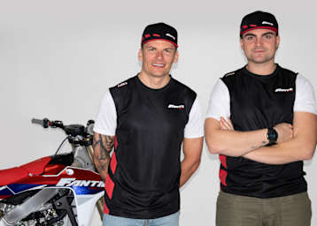 Das Fantic Werksteam mit Brent Van Doninck und Alberto Forato