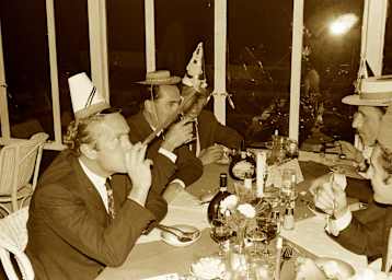 Früher wurde vor einem Rennen auch mal tüchtig gefeiert