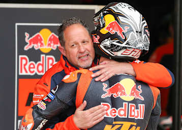 Paul Trevathan mit seinem Schützling Pedro Acosta