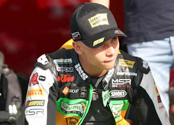 Der verletzte Moto3-Pilot Noah Dettwilder