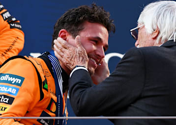Lando Norris und Bernie Ecclestone