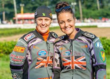 Natasha Bartlett/Ciara Southgate waren in Angenrod Sturzverursacher