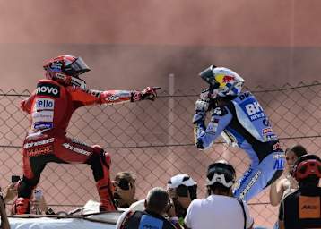 Marc Marquez und Alex Marquez in Barcelona