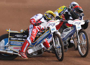 Bjarne Pedersen (vorne) hat keinen Spass mehr