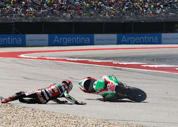 Kein GP-Pilot legte sich in der abgelaufenen Saison häufiger hin als Sam Lowes