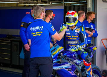 Dominique Aegerter machte Ten Kate Yamaha viel Freude