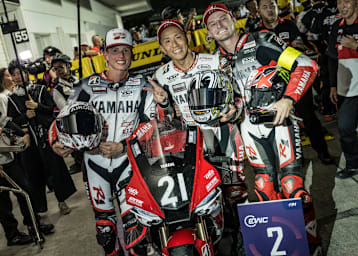 Andrea Locatelli, Katsuyuki Nakasuga und Jack Miller (v.l.)